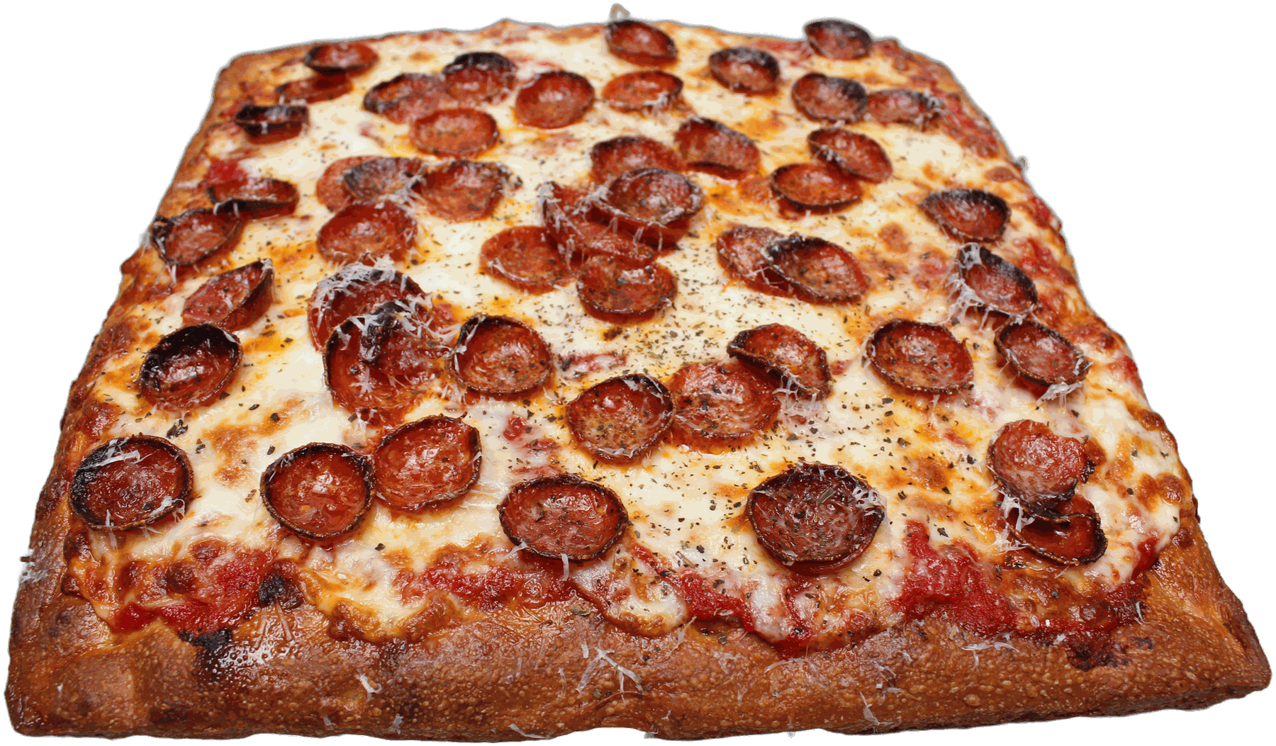 Famous Boy pepperoni square pizza