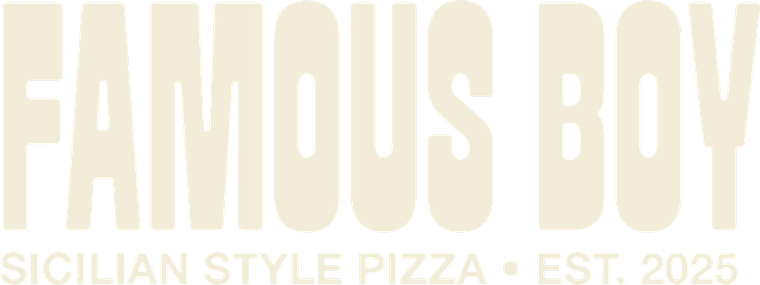 Famous Boy Sicilian Style Pizza