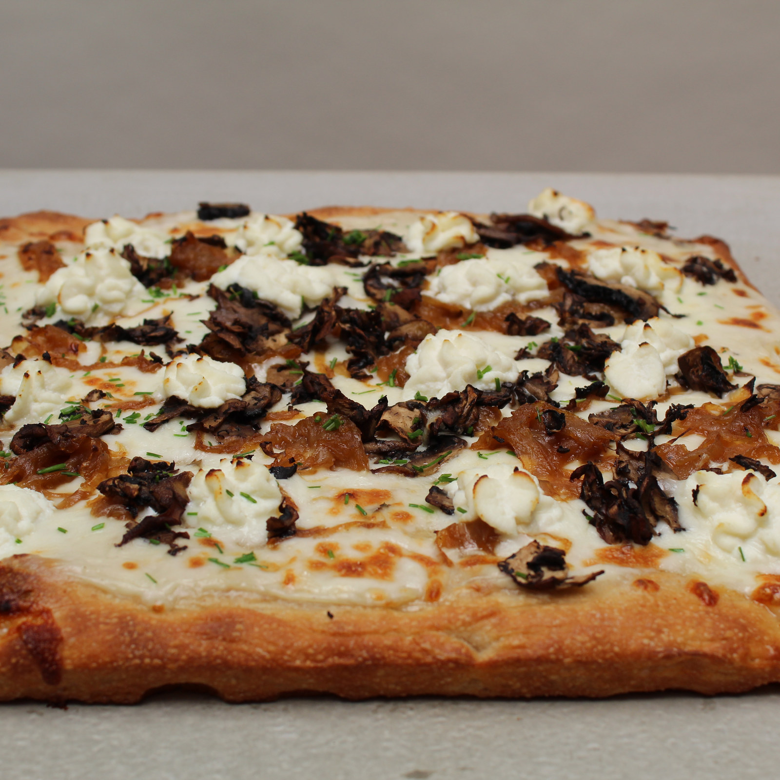 White Wedding square pizza